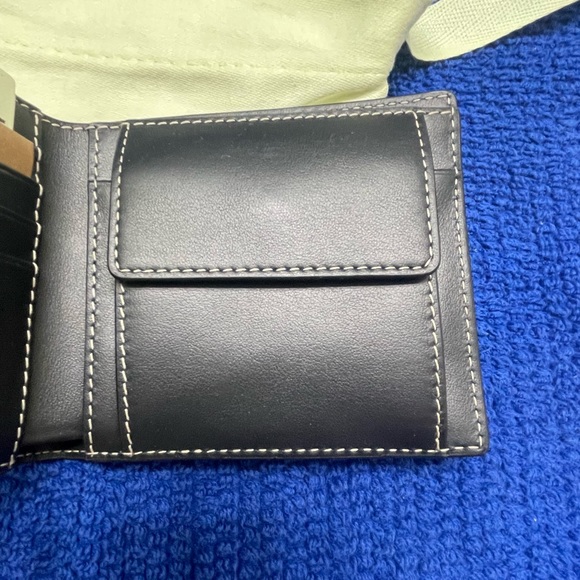 Burberry Mens Check Coated Canvas Bifold Wallet With Tags - Picture 4 of 9